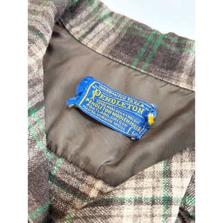 50s PENDLETON WOOL SHIRT MADE IN USA 🇺🇸 Size L