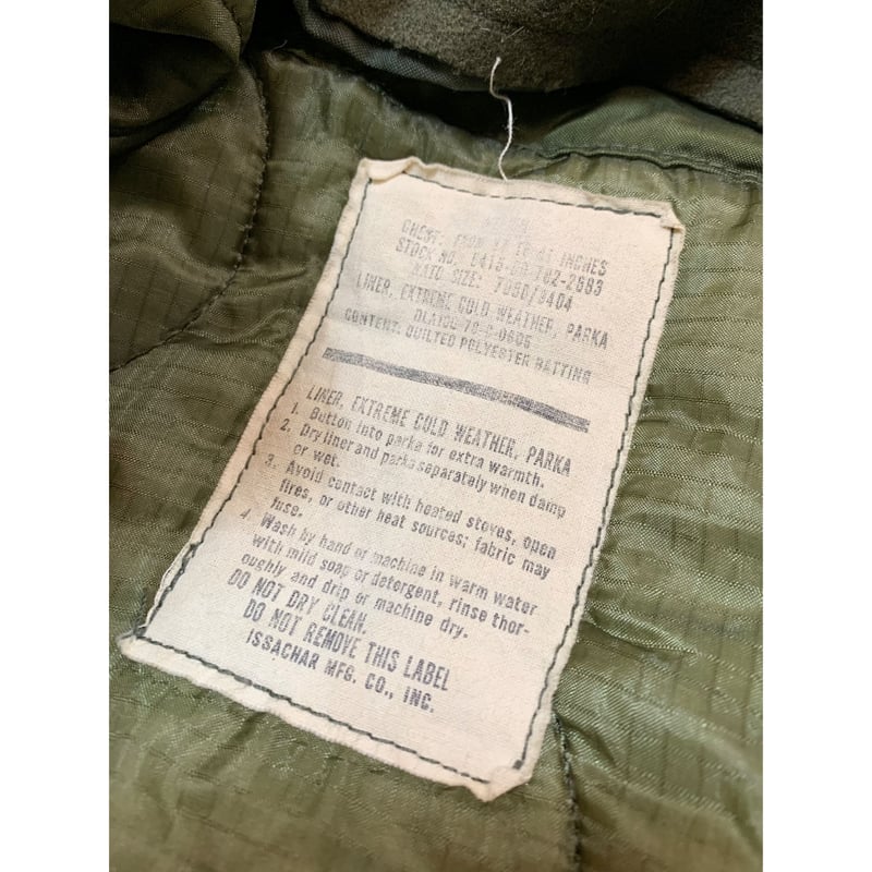 78s US ARMY M-65 FISHTAIL PARKA FULL SET Size S 78s US ARMY M-65 FISHTAIL PARKA FULL SET Size S