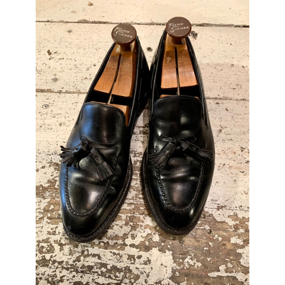 タッセルローファー オーストリッチ製 80s 90s ポーカーズ goffa 80s〜90s Johnston & Murphy TASSEL LOAFERS MADE I