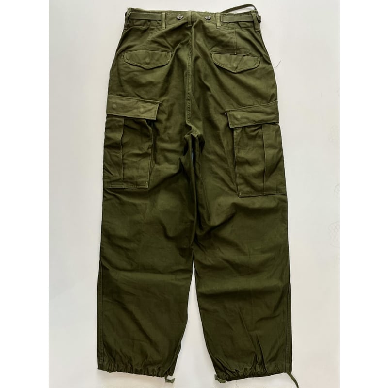 50s US ARMY 51年官給 M−45 フィールドパンツ W30 50's U.S.ARMY M-1951 フィールドパンツ M-51 オリーブ REGULAR