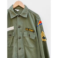 50s US ARMY "1st MODEL" OG107 UTILITY SHIRT Size M程