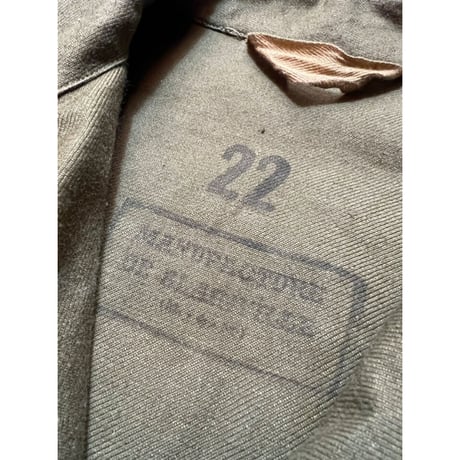 50s FRENCH ARMY M-47 FIELD JACKET "EARLY MODEL" Size 22(L程)