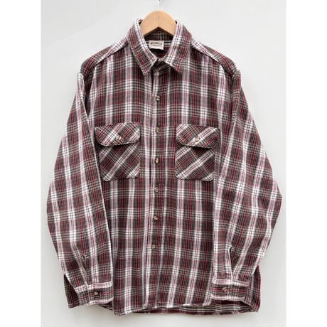 90s FIVE BROTHER FLANNEL SHIRT MADE IN USA 🇺🇸 Size L