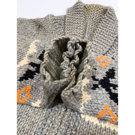60s "Thunderbird" COWICHAN SWEATER Size XL程