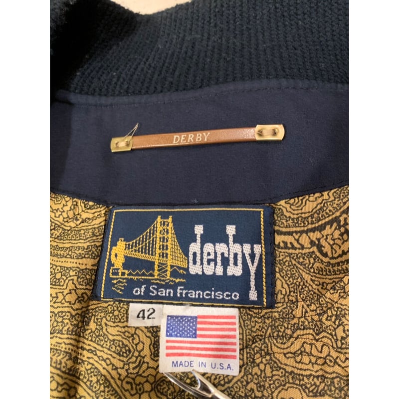 70s derby of San Francisco DEABY JACKET MADE IN