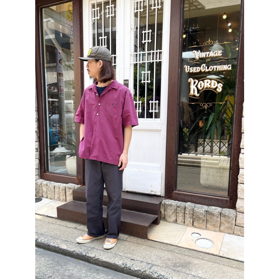 CARVEN カルヴェン ギョームアンリ期 フランス ブロードシャツ garsonwave(ギャルソンウェーブ) バンドカラーシャツ【SALE