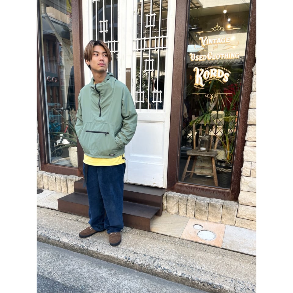 90s ストーンアイランド ナイロンアノラックパーカー L カーキ