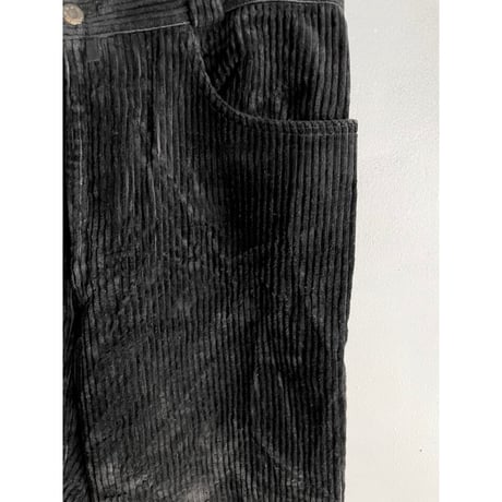 80s GERMANY WORK BLACK CORDUROY PANTS 🇩🇪 Size W34L29