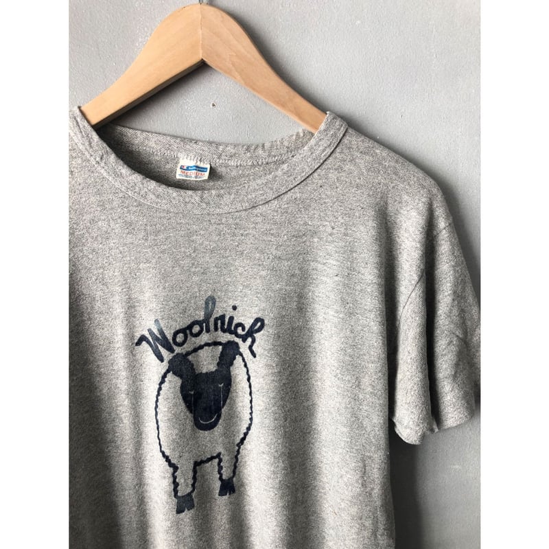 y*読様 70's Champion ウールリッチTシャツ 70s WOOLRICH Champion 88/12 Tee MADE IN USA 🇺