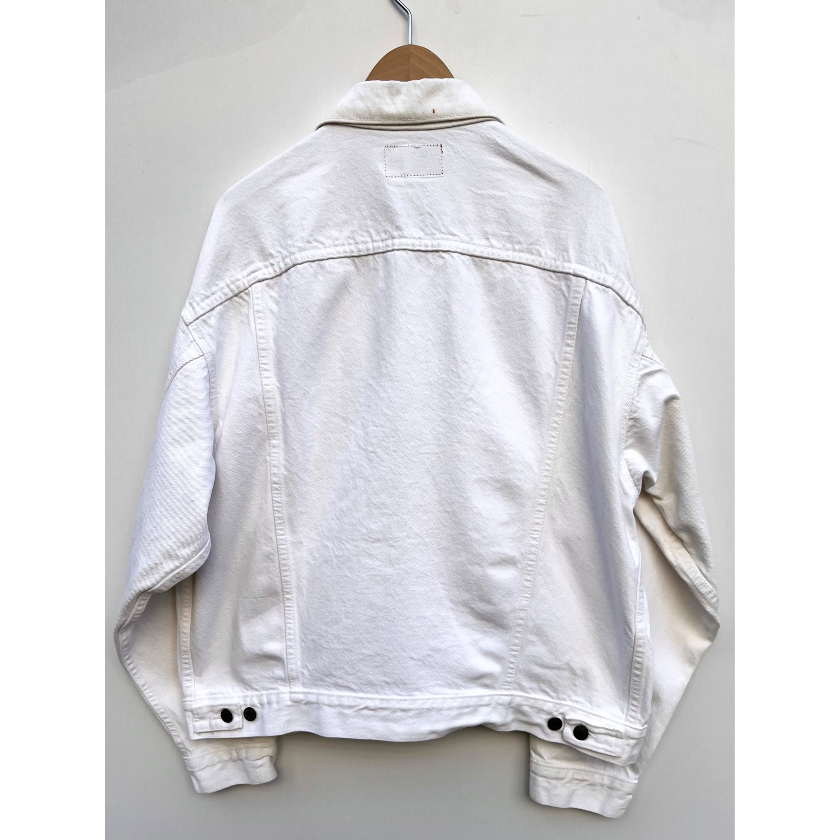 80s Levi's 70507 WHITE DENIM JACKET MADE IN USA