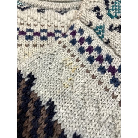 80s L.L.BEAN "ROLL NECK" WOOL SWEATER Size L