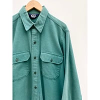 80s Woolrich CHAMOIS CLOTH SHIRT MADE IN USA🇺🇸 Size L程