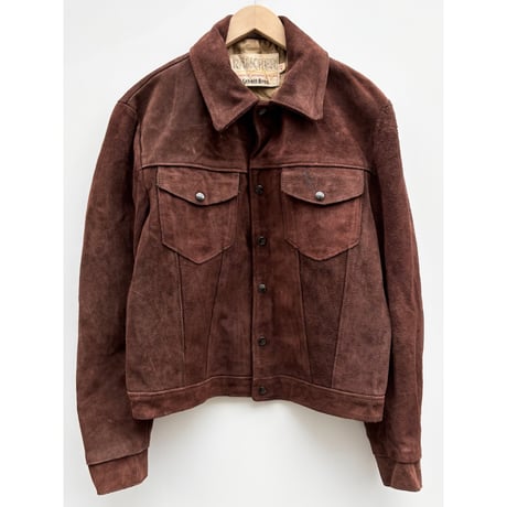 70〜80s Schott SUEDE TRACKER JACKET Size 42