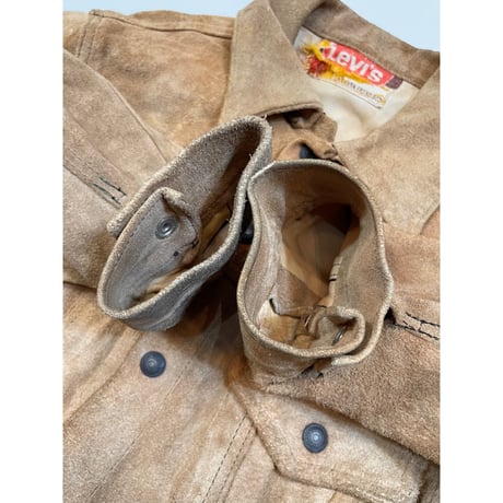 60s Levi’s "3rd TYPE" SUEDE TRACKER JACKET Size 38程