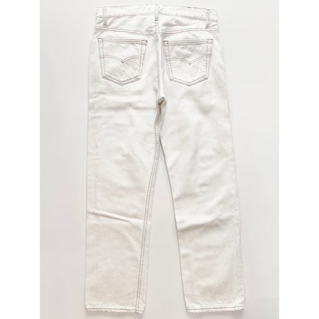 90s Levi’s 501 WHITE DENIM PANTS MADE IN USA 🇺🇸 Size W32L30→W32L29