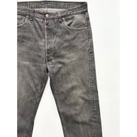 90s Levi’s 501 BLACK DENIM PANTS MADE IN USA🇺🇸 Size W36L32→W35.5L32