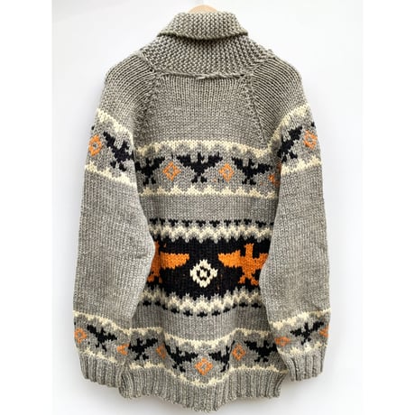 60s "Thunderbird" COWICHAN SWEATER Size XL程