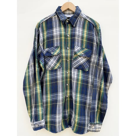 80s FIVE BROTHER FLANNEL SHIRT MADE IN USA 🇺🇸 Size L-TALL
