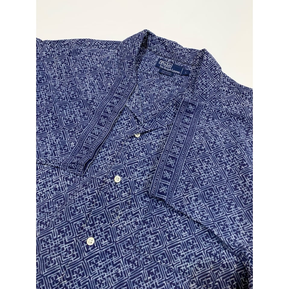 10 さま90's Ralph Lauren ネルシャツ　スエード肘当て付 10 さま90's Ralph Lauren ネルシャツ スエード肘当て付 90s