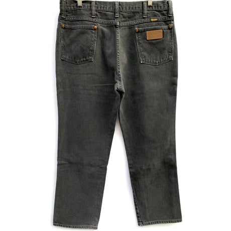 90s Wrangler BLACK DENIM PANTS MADE IN USA 🇺🇸 Size W36L30→W34L28