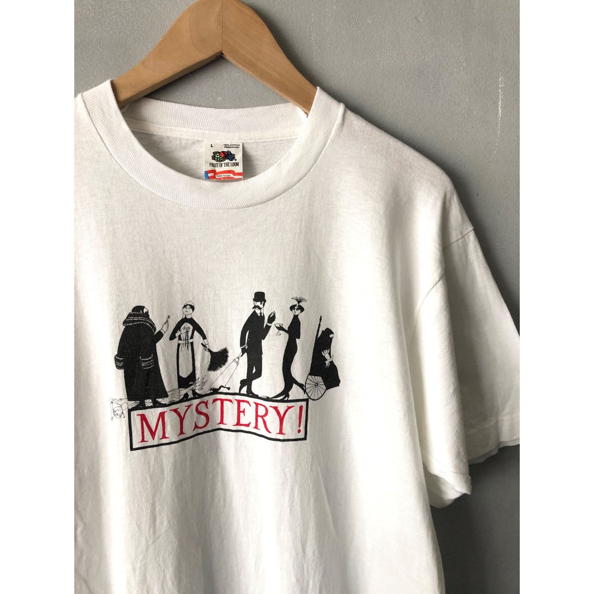 80s Edward Gorey MYSTERY ! Tee MEAD IN USA 🇺🇸 S...