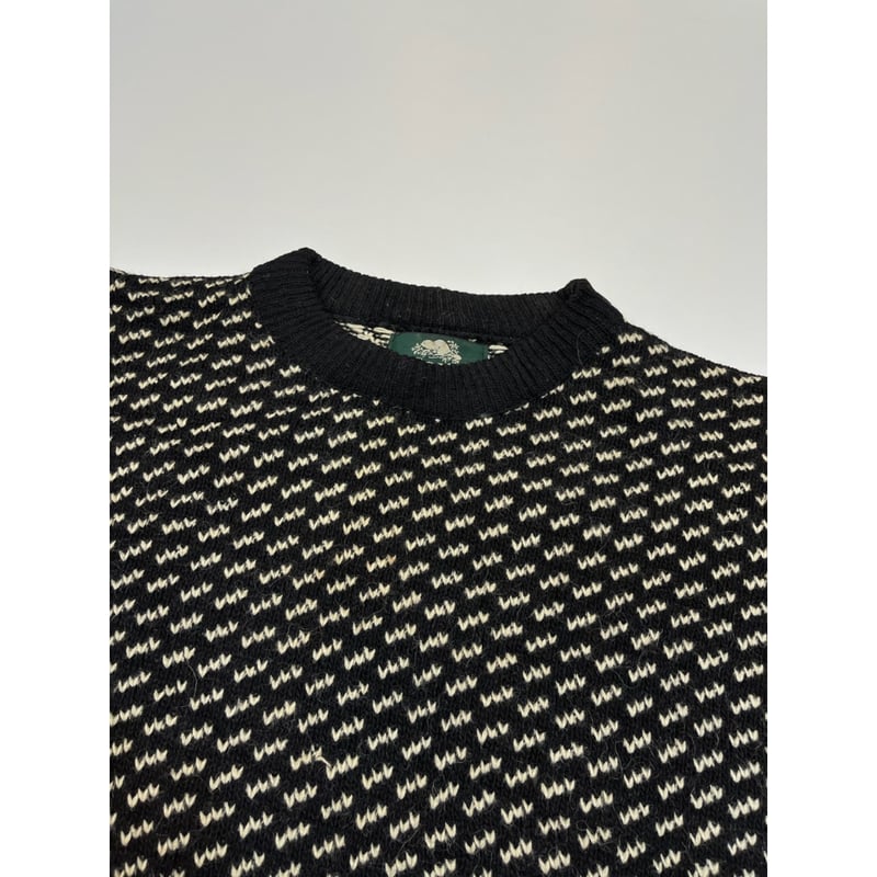 ノルウェー製 Roots ルーツ birdseye バーズアイニット ヘビー M