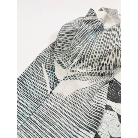 90s M.C.Escher Overall Pattern Art Tee MADE IN USA 🇺🇸 Size XL