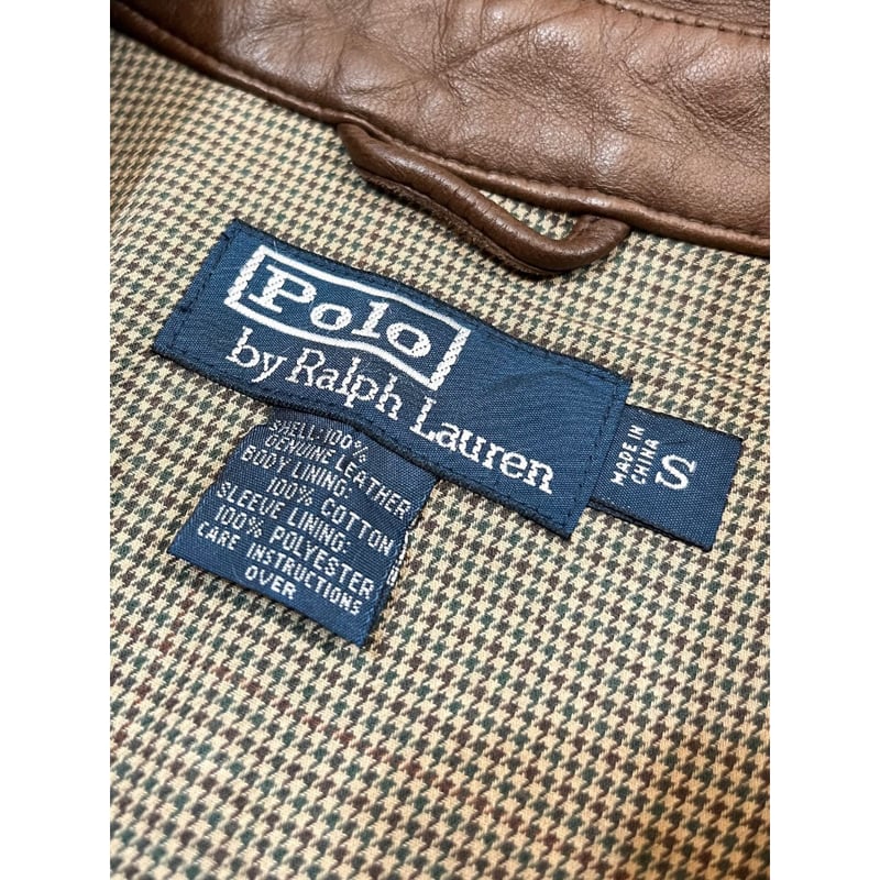 Ralph Lauren 革ジャン　Sサイズ 90s Ralph Lauren LEATHER JACKET Size S | KORDS