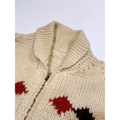 60s "HORSE" COWICHAN SWEATER Size XL程