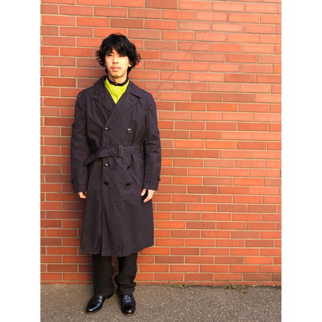 60s  "US  NAVY" DOUBLE BREASTED COAT Size  L