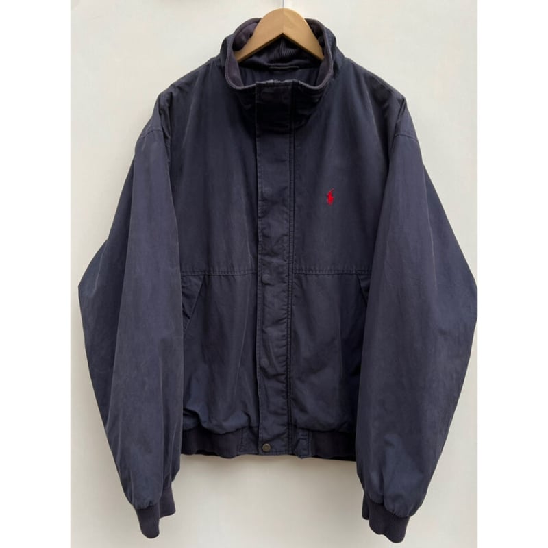 ジャケット・アウター 90s Polo Ralph Lauren Black swing top 90'S POLO RALPH LAUREN SWING-TOP JACKET/M | 古着屋FERANTRACING