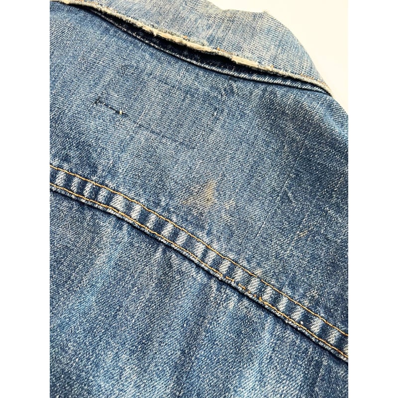 ジャケット・アウター vintage levis 71205 BIG E 60's Levi's 71205 BIG-E デニムジャケット 渋雰囲気 表記(40