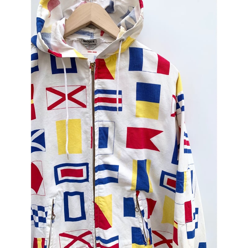 60〜70s SPATZ MARITIME SIGNAL FLAGS JACKET Size