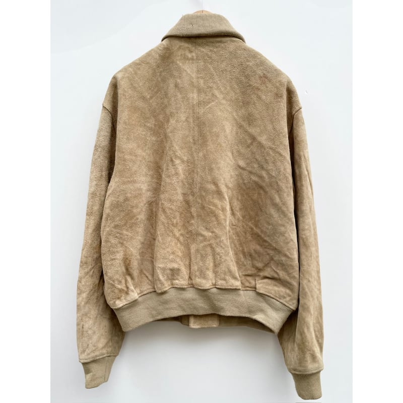 90s Ralph Lauren スエード ジャケット XL ポニー無し 裾リブ 90s Ralph Lauren ナイロンジャケット ポニー無し - メルカリ