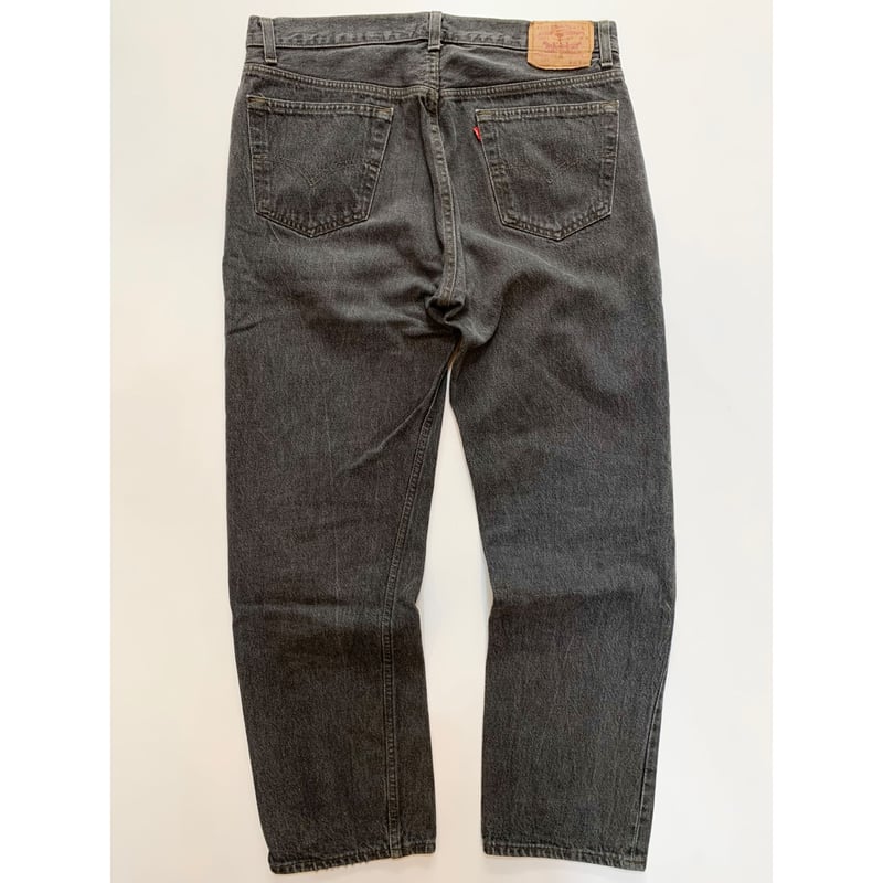 90s Levi's 501-0658 BLACK DENIM PANTS MADE IN U
