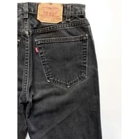 00s Levi’s 505-0260 BLACK DENIM PANTS MADE IN USA 🇺🇸 Size W32L32→W29L31