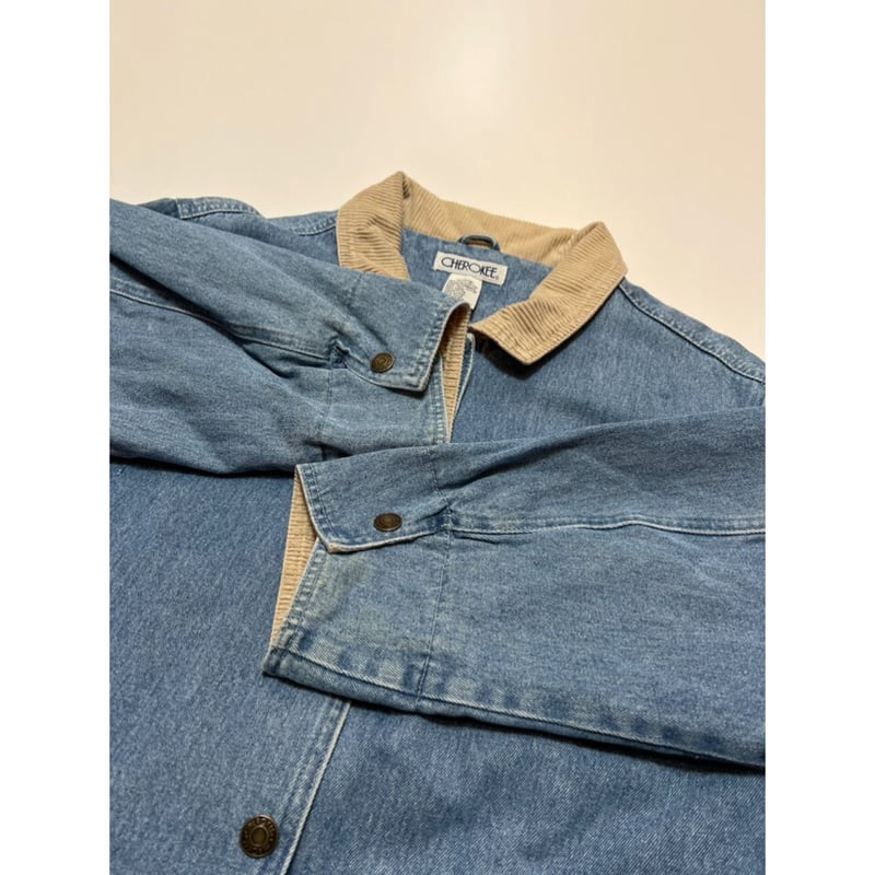 90’s CHEROKEE デニムジャケット　アウター　M 90s CHEROKEE DENIM FIELD JACKET Size BOYS XL |
