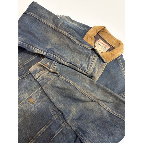 60s Lee 101-LJ "STORM RIDER" DENIM JACKET MADE IN USA 🇺🇸 Size 44-REG
