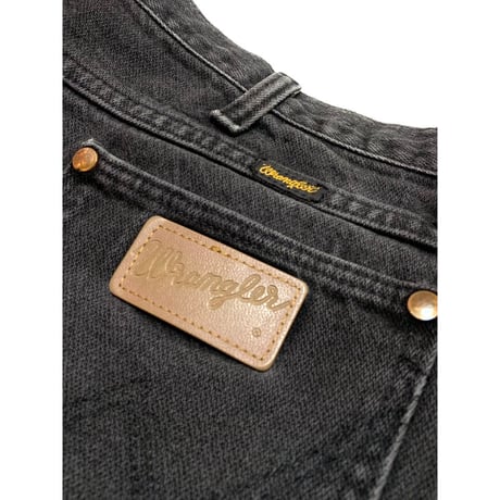 90s Wrangler BLACK DENIM PANTS MADE IN USA 🇺🇸 Size W36L30→W34L28