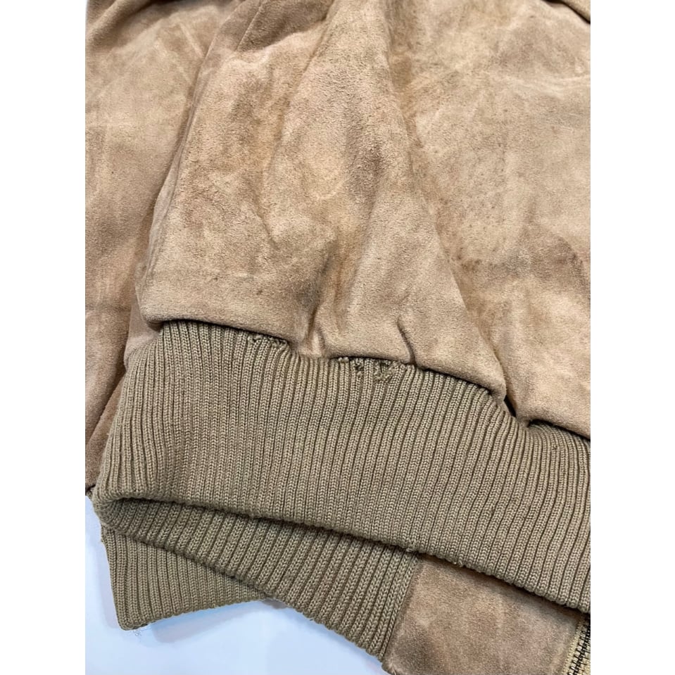 Ralph Lauren スエードジャケット Sサイズ　ハリントン　ドッグイヤー 90s Ralph Lauren SUEDE HARRINGTON JACKET Size M