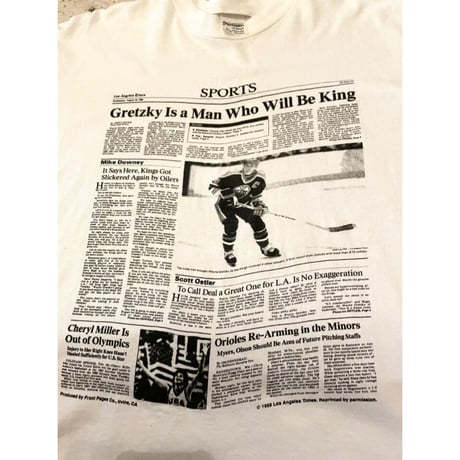 80s NEWSPAPER Tee MADE IN USA 🇺🇸 Size XL