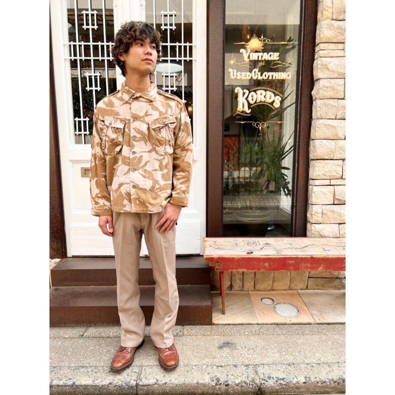 90s BRITISH ARMY DESERT CAMO COMBAT JACKET Size