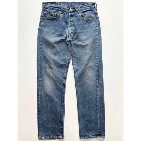 80s Levi’s 501 "INSEAM SINGLE" DENIM PANTS MADE IN USA 🇺🇸 Size W33L34→W31L30.5
