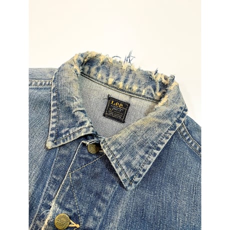 60s Lee "101-J" DENIM JACKET MADE IN USA🇺🇸 Size 42-REGULAR