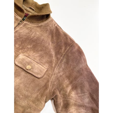 80〜90s POLO COUNTRY "A-1 STYLE" SUEDE JACKET Size L