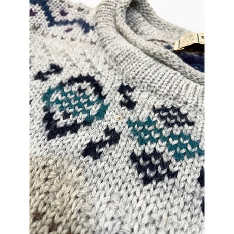 80s L.L.Bean ROLL NECK WOOL KNIT Size XL