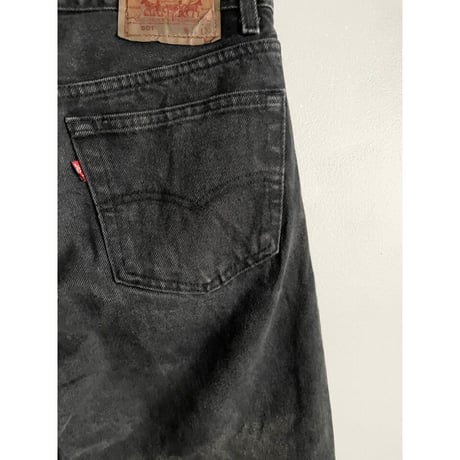 80s Levi’s 501-0660 BLACK DENIM PANTS MADE IN USA 🇺🇸 Size W31L30→W30L29