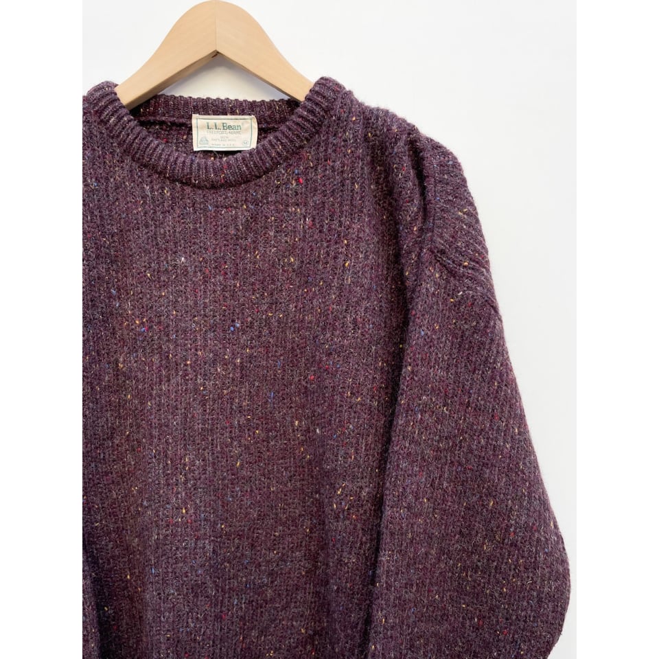 80s エルエルビーン USA製 シェットランドウール ヴィンテージ ニット 楽天市場】80s USA製 □ エルエルビーン ネップ シェットランド