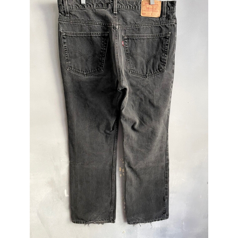 90s Levi's 517 BLACK BOOT CUT DENIM MADE IN USA