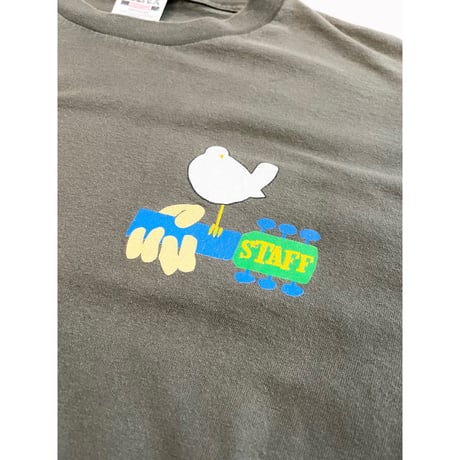 90s "WOOD STOCK" Rock Tee Size L